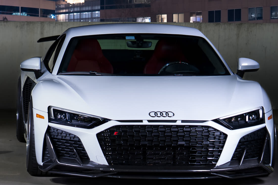 Audi R8 automotive feature in Houston