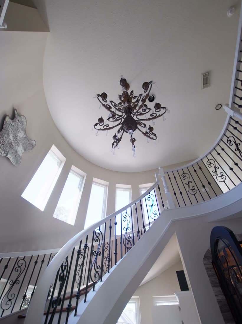 Home interior staircase